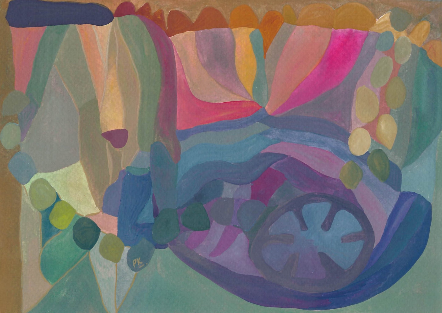 Colourful abstract artwork