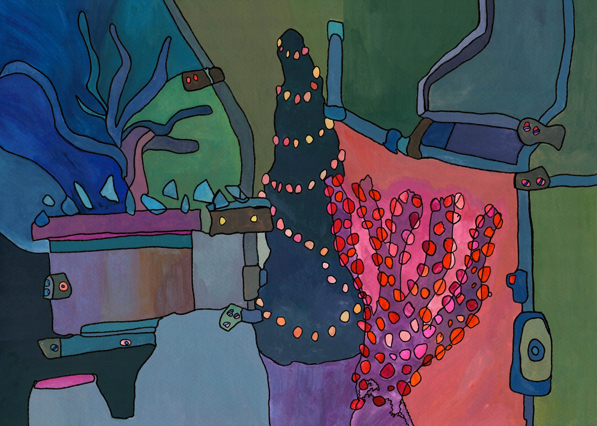 Colourful abstract artwork